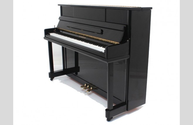 Steinhoven SU 112 Polished Ebony Upright Piano All Inclusive Package - Image 1